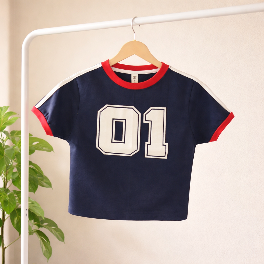 Varsity Vibe Baby Tee